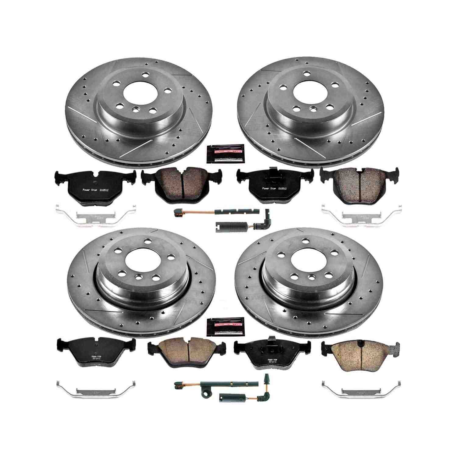 Power Stop 04-10 BMW X3 Front & Rear Z23 Evolution Sport Brake Kit