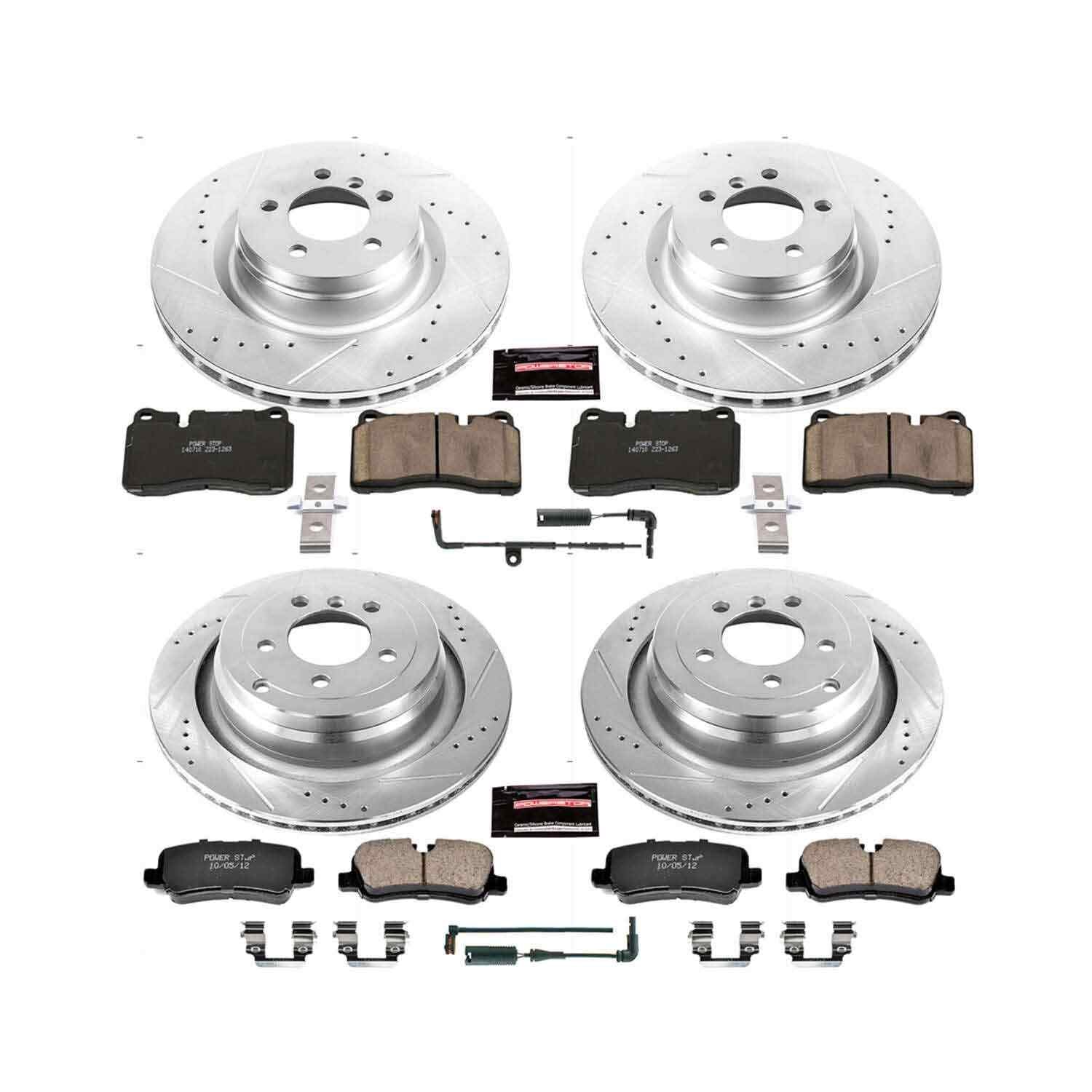 Power Stop 06-09 Land Rover Range Rover Front & Rear Z23 Evolution Sport Brake Kit