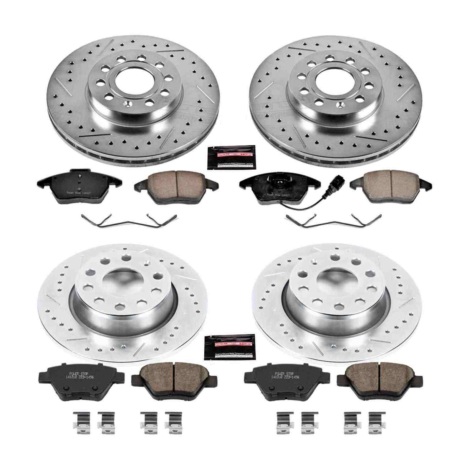 Power Stop 2012 Volkswagen Beetle Front & Rear Z23 Evolution Sport Brake Kit