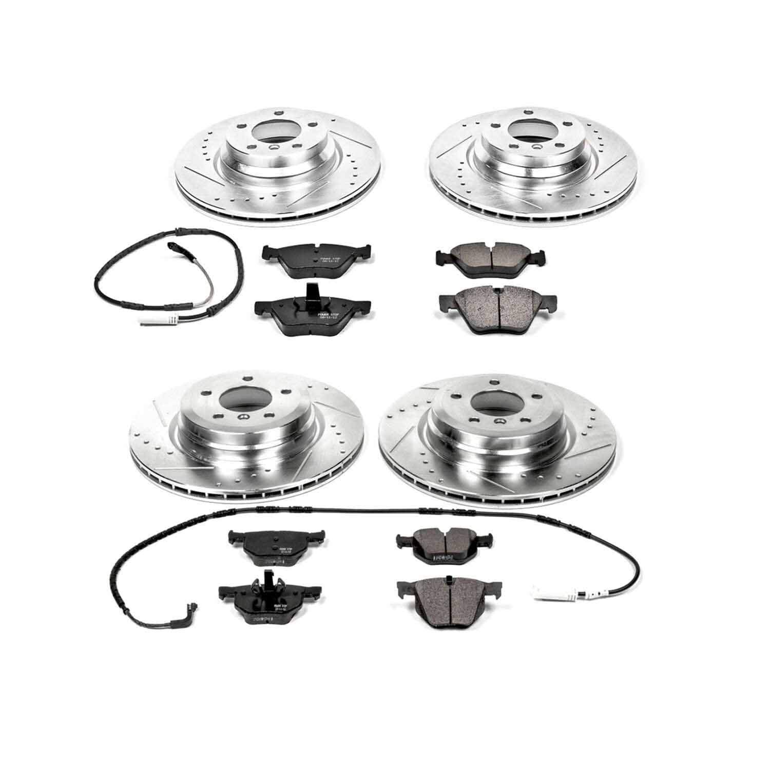 Power Stop 2006 BMW 330xi Front & Rear Z23 Evolution Sport Brake Kit