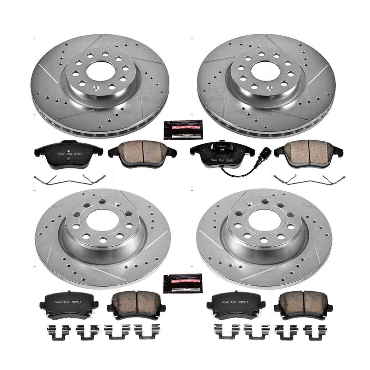 Power Stop 2011 Volkswagen Tiguan Front & Rear Z23 Evolution Sport Brake Kit