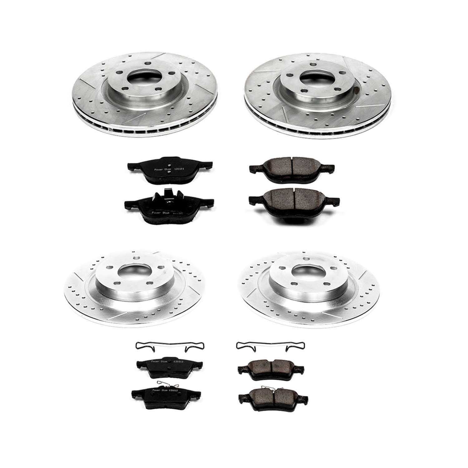 Power Stop 08-10 Mazda 5 Front & Rear Z23 Evolution Sport Brake Kit