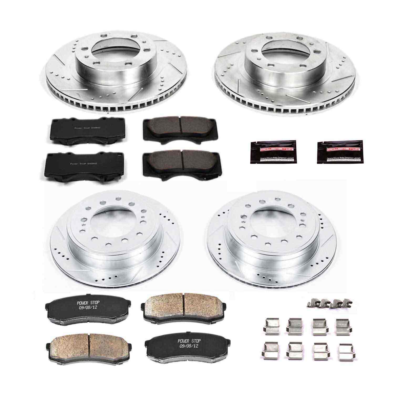 Power Stop 10-14 Toyota FJ Cruiser Front & Rear Z23 Evolution Sport Brake Kit