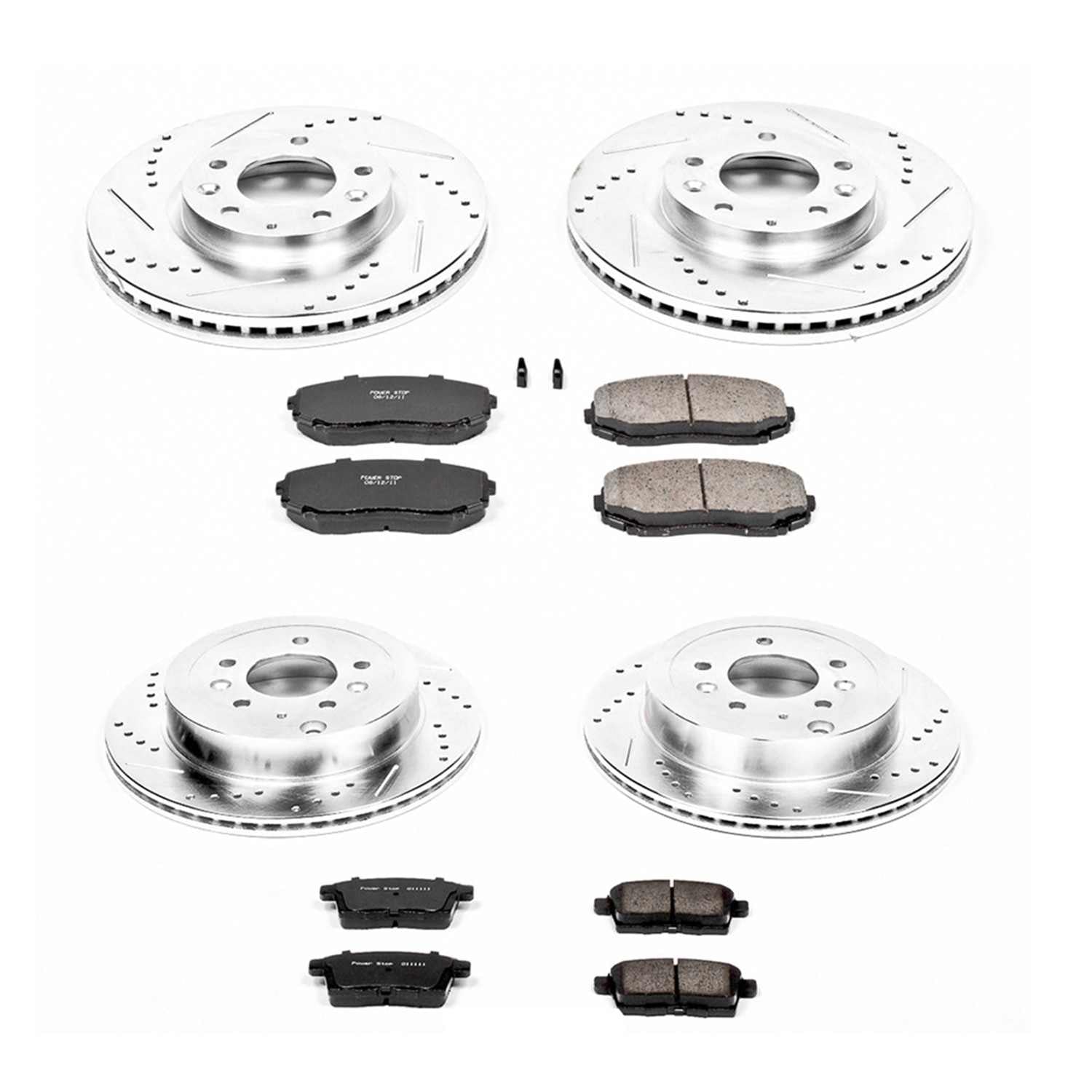 Power Stop 07-12 Mazda CX-7 Front & Rear Z23 Evolution Sport Brake Kit