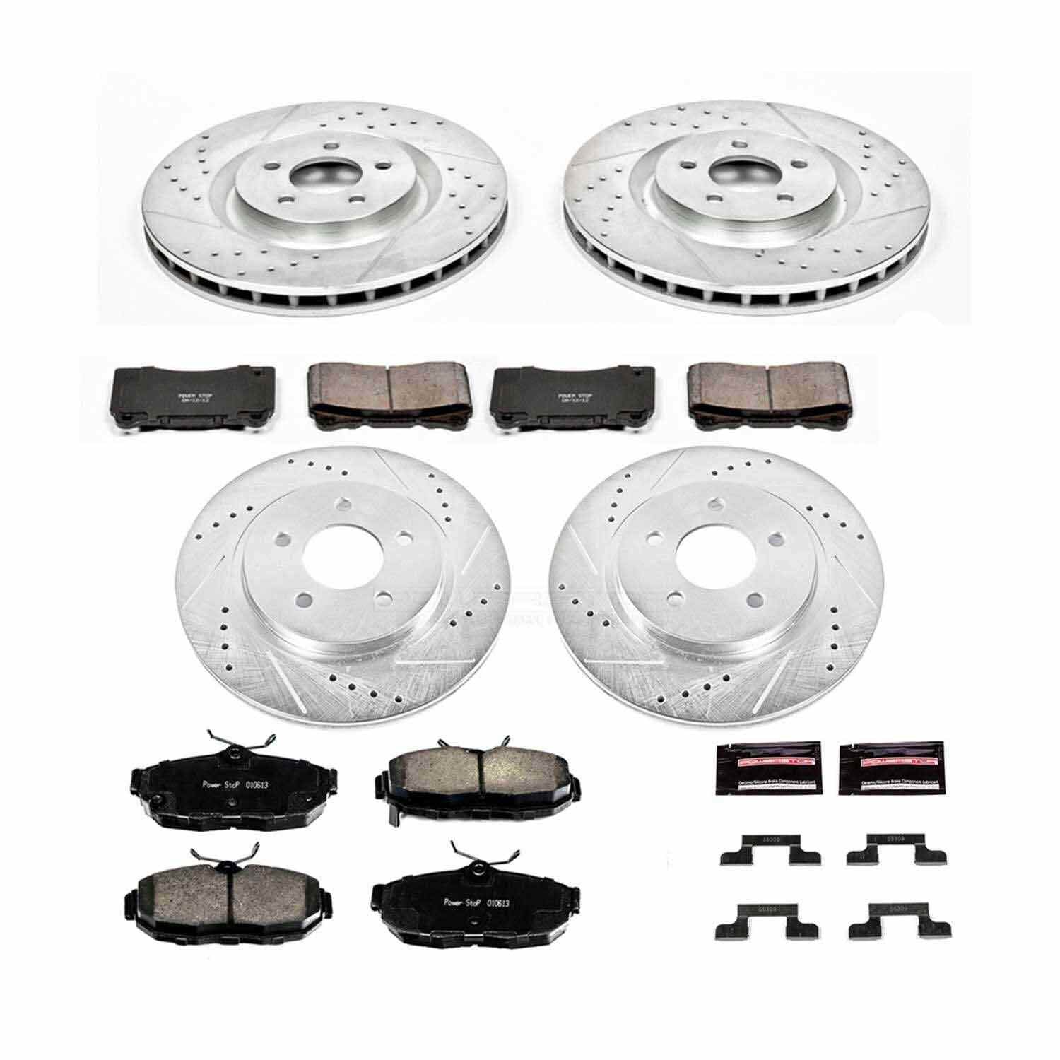 Power Stop 2012 Ford Mustang Front & Rear Z23 Evolution Sport Brake Kit