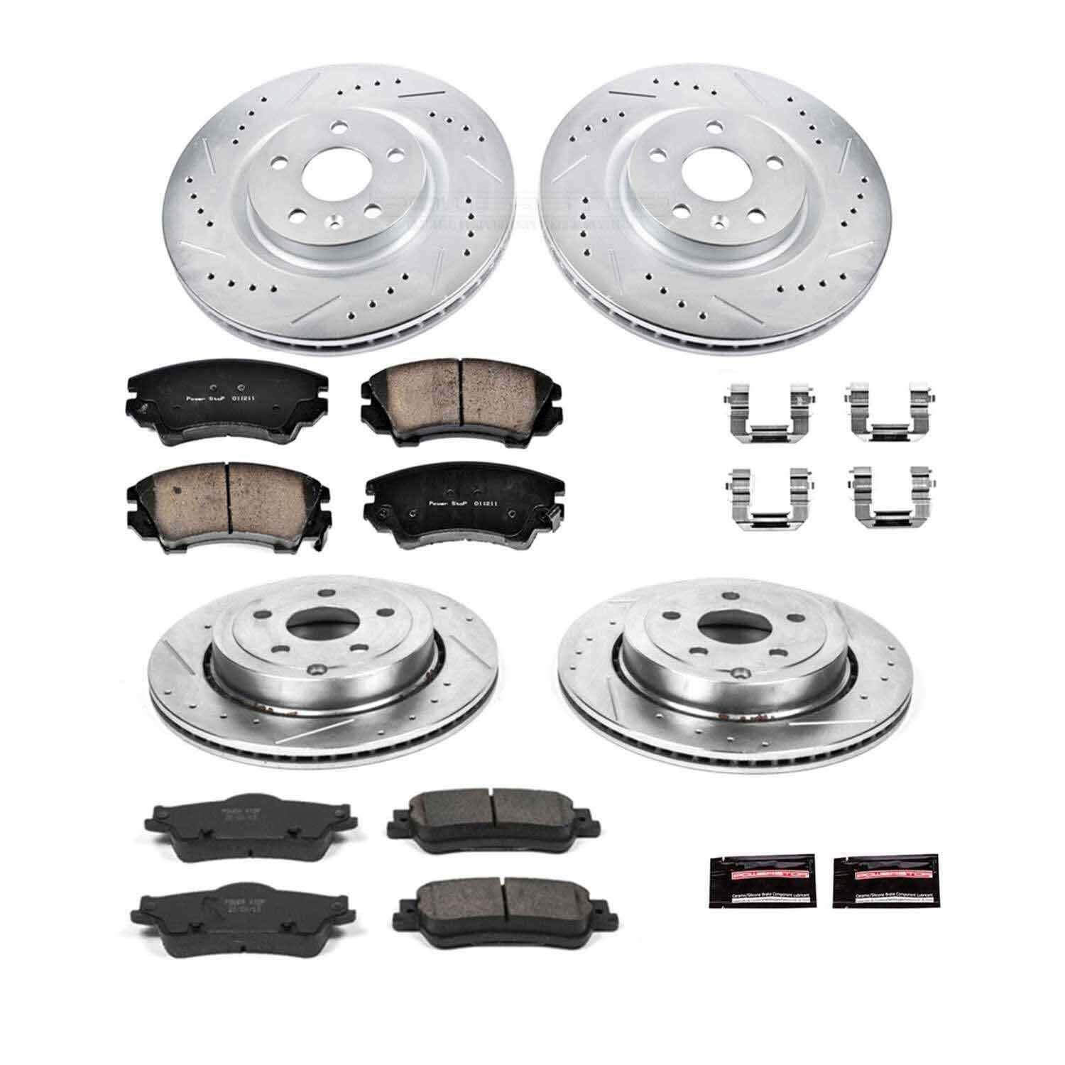 Power Stop 11-17 Chevrolet Caprice Front & Rear Z23 Evolution Sport Brake Kit