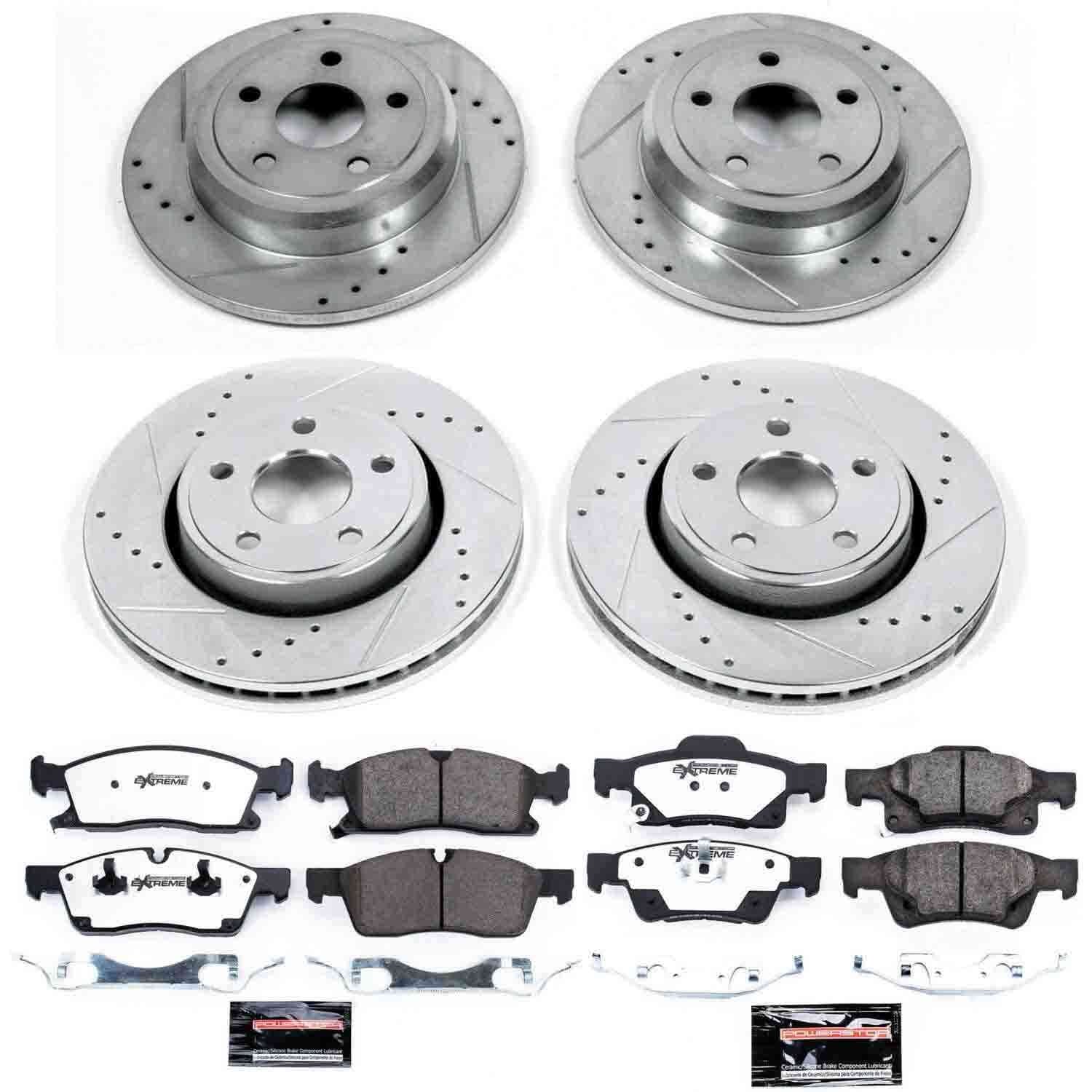 Power Stop 11-19 Dodge Durango Front & Rear Z36 Truck & Tow Brake Kit