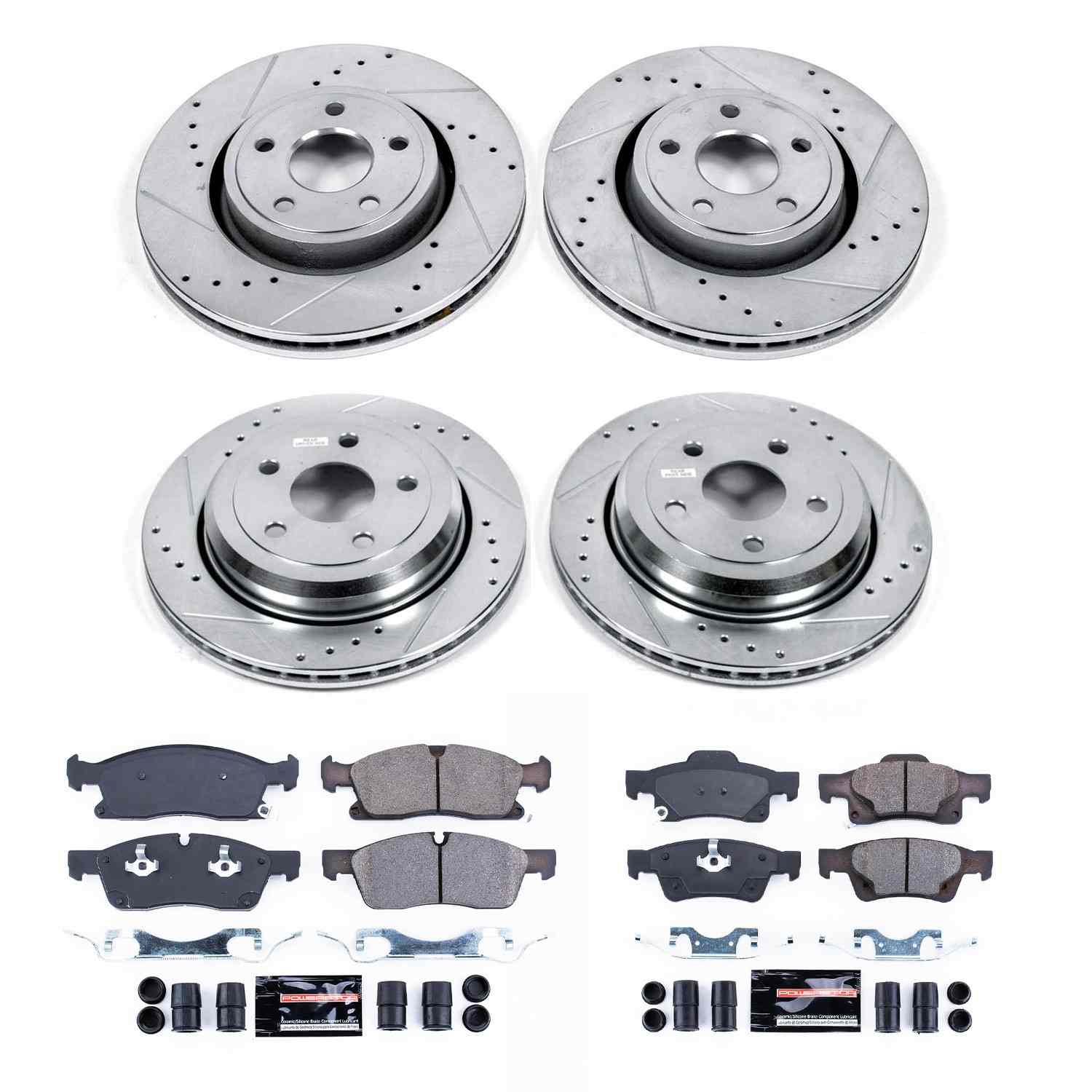 Power Stop 11-19 Dodge Durango Front & Rear Z23 Evolution Sport Brake Kit