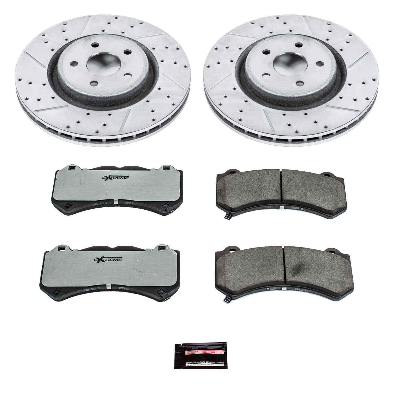 Power Stop 12-20 Jeep Grand Cherokee Front Z26 Street Brake Kit