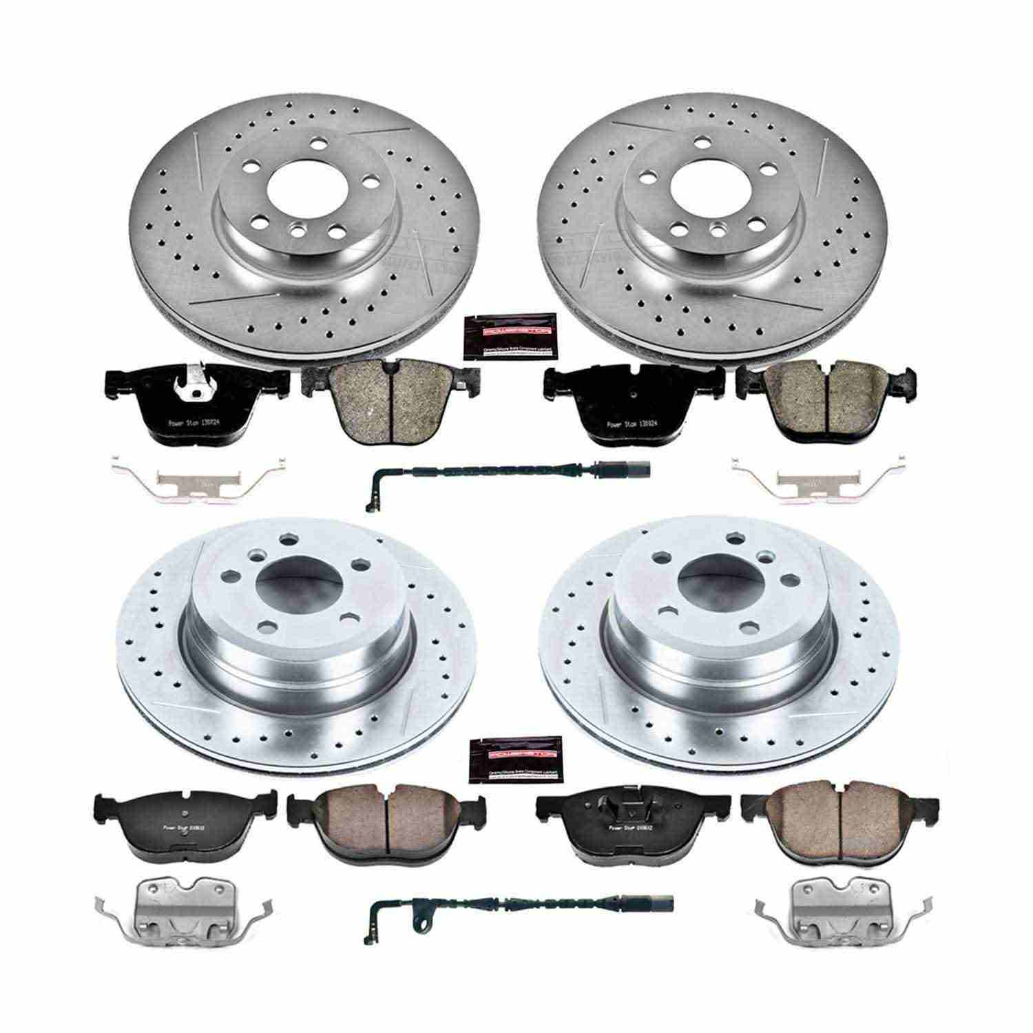Power Stop 07-10 BMW X5 Front & Rear Z23 Evolution Sport Brake Kit