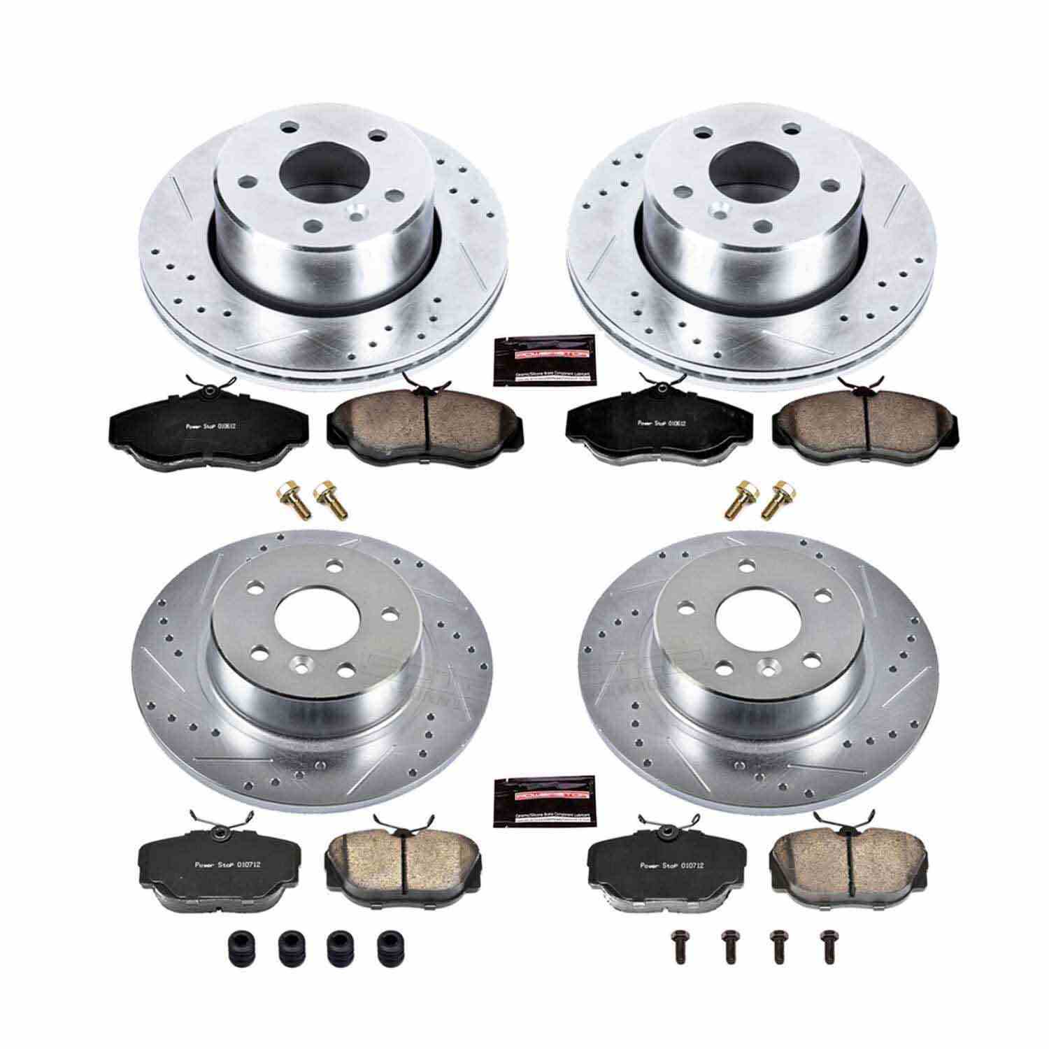 Power Stop 99-04 Land Rover Discovery Front & Rear Z23 Evolution Sport Brake Kit