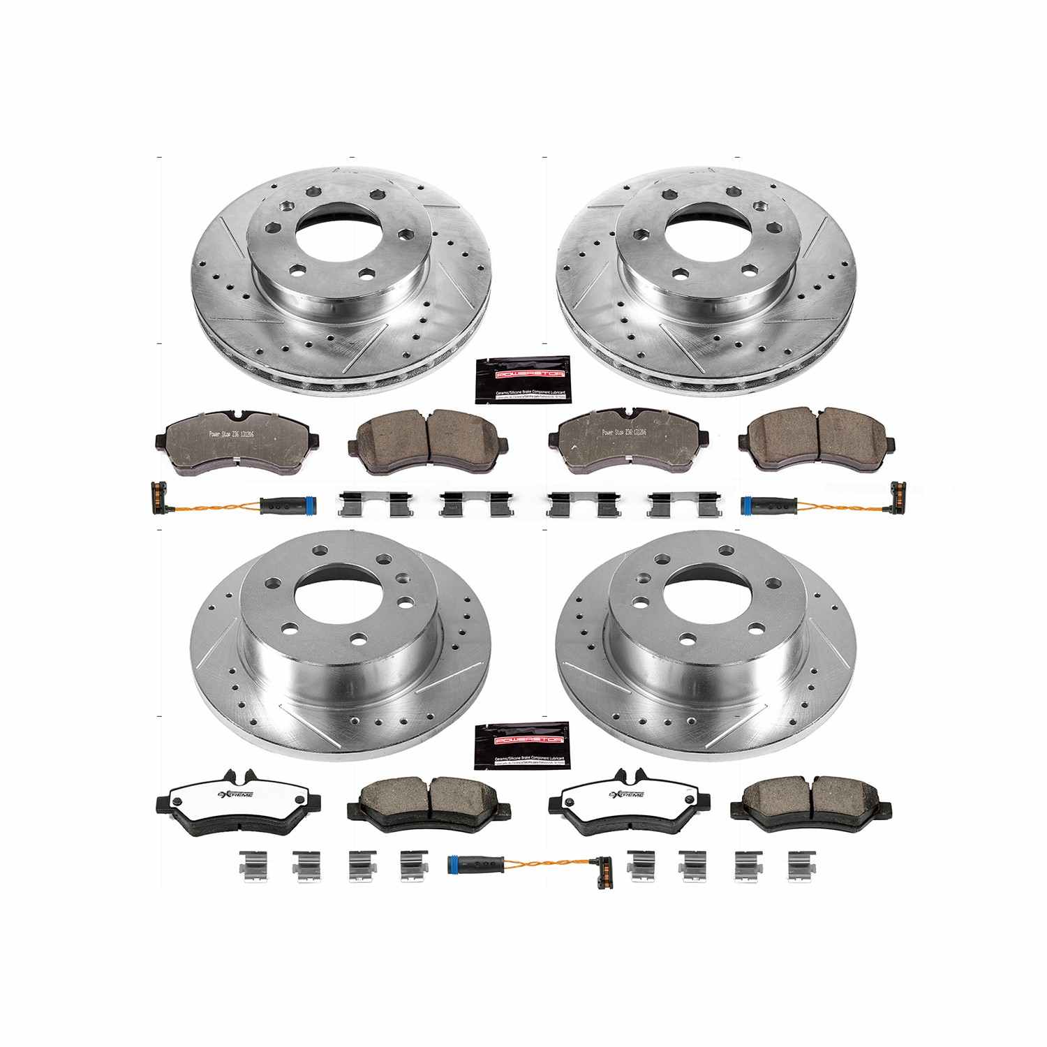Power Stop 07-09 Dodge Sprinter 3500 Front & Rear Z36 Truck & Tow Brake Kit