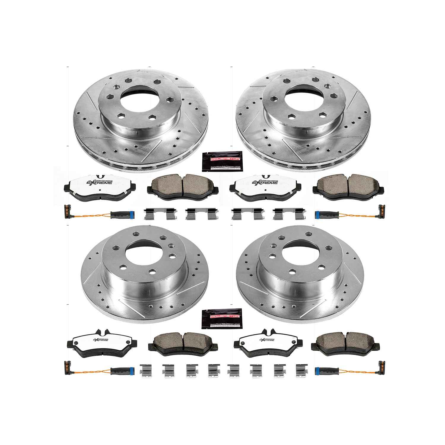 Power Stop 07-09 Dodge Sprinter 2500 Front & Rear Z36 Truck & Tow Brake Kit