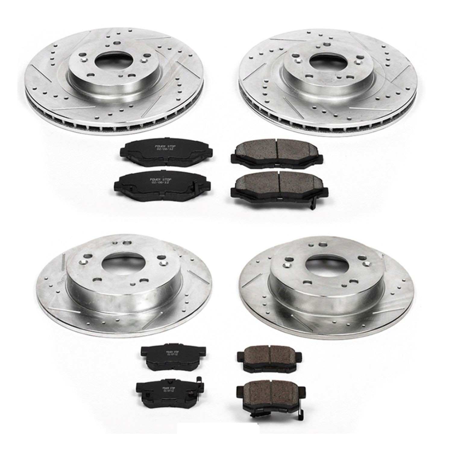Power Stop 13-15 Acura ILX Front & Rear Z23 Evolution Sport Brake Kit