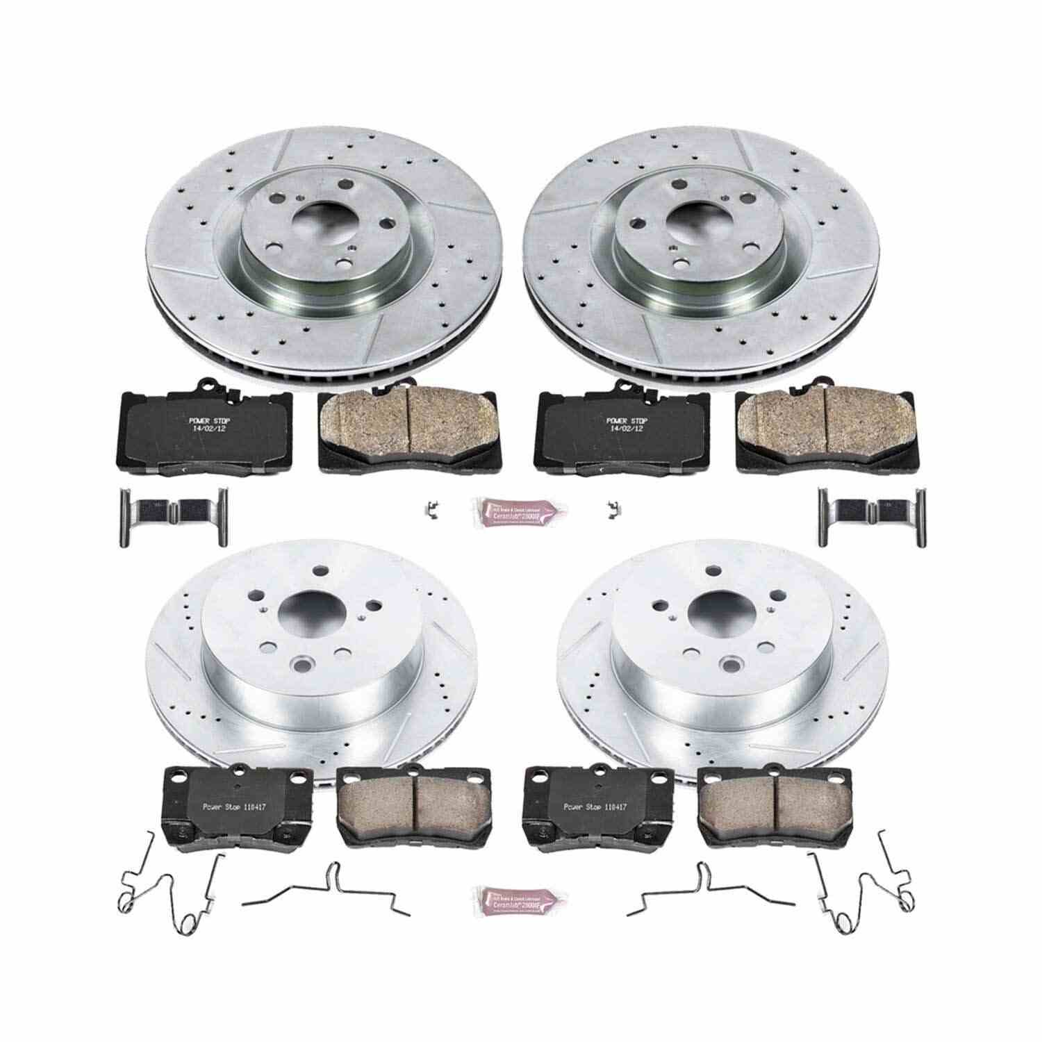 Power Stop 2011 Lexus GS350 Front & Rear Z23 Evolution Sport Brake Kit