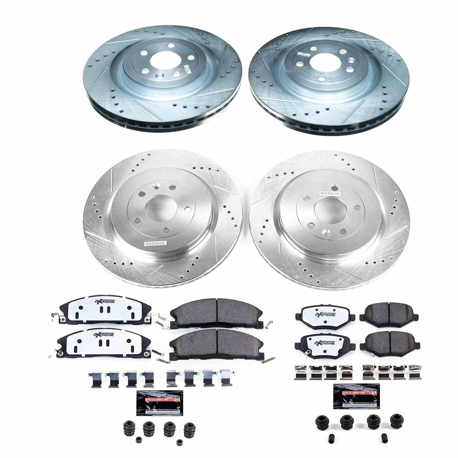 Power Stop 13-19 Ford Explorer Front & Rear Z36 Truck & Tow Brake Kit