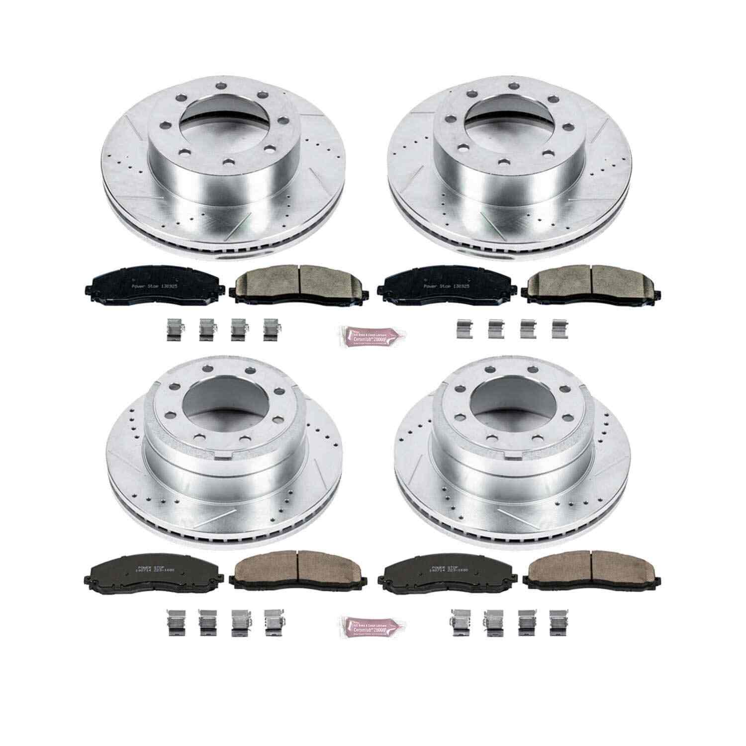 Power Stop 13-22 Ford F-350 Super Duty Front & Rear Z23 Evolution Brake Kit