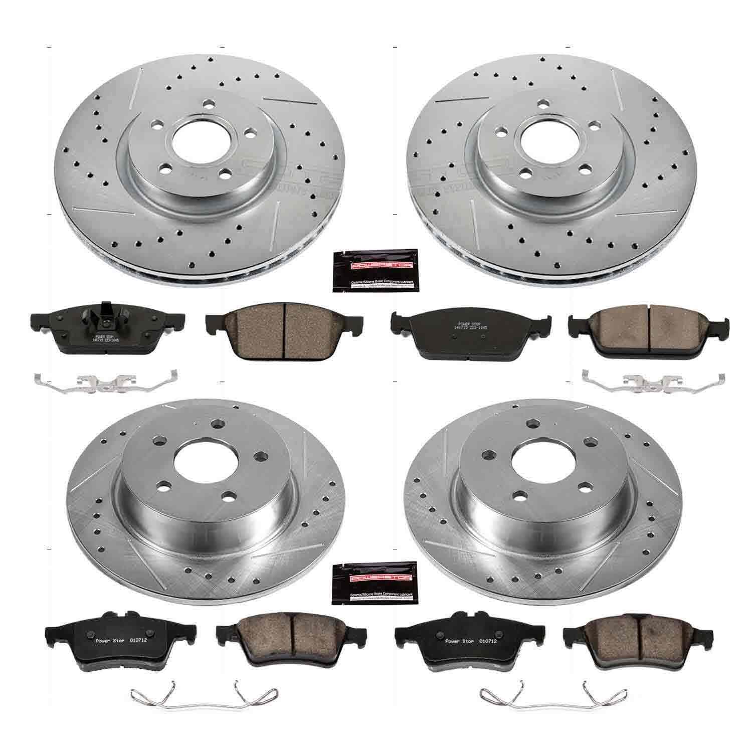 Power Stop 13-16 Ford Escape Front & Rear Z23 Evolution Sport Brake Kit