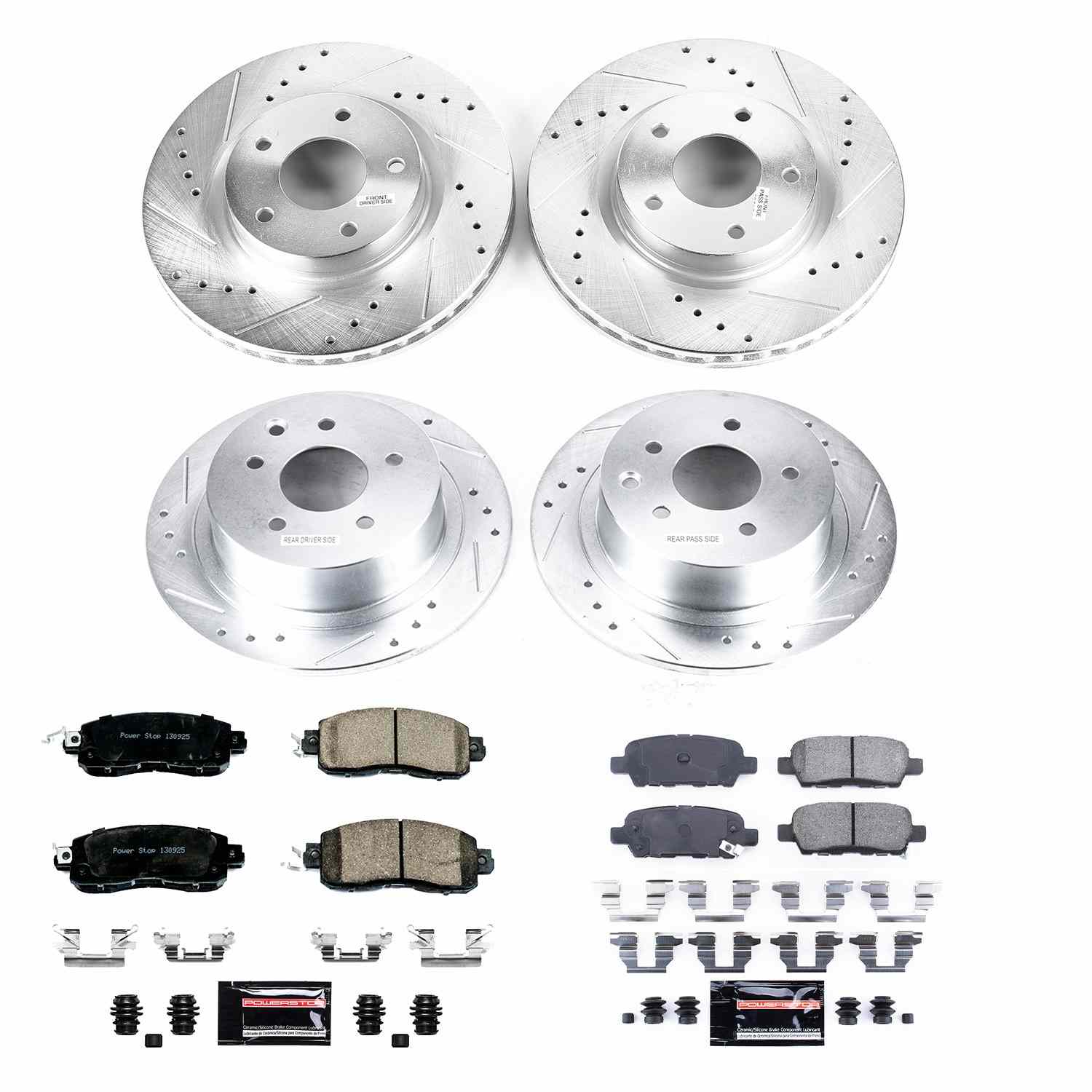 Power Stop 13-18 Nissan Altima Front & Rear Z23 Evolution Sport Brake Kit