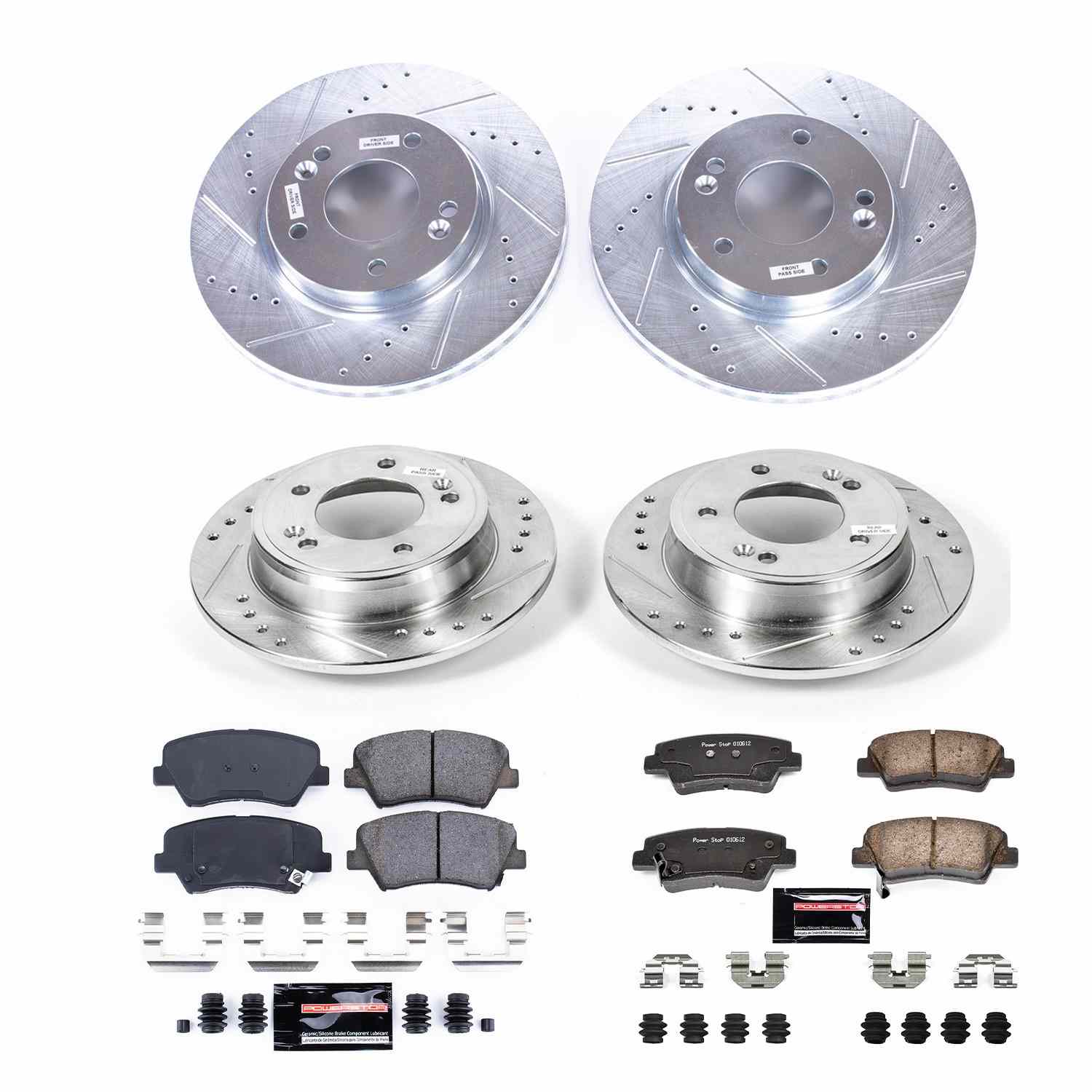 Power Stop 11-16 Hyundai Elantra Front & Rear Z23 Evolution Sport Brake Kit