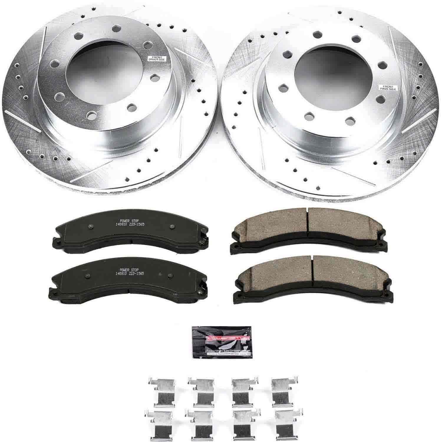 Power Stop 12-21 Nissan NV3500 Front Z23 Evolution Brake Kit
