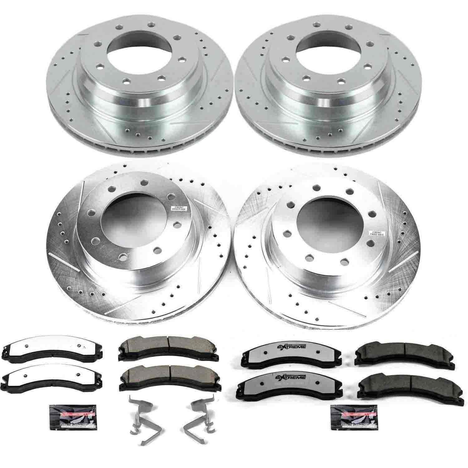 Power Stop 12-21 Nissan NV3500 Front and Rear Z36 Truck & Tow Brake Kit