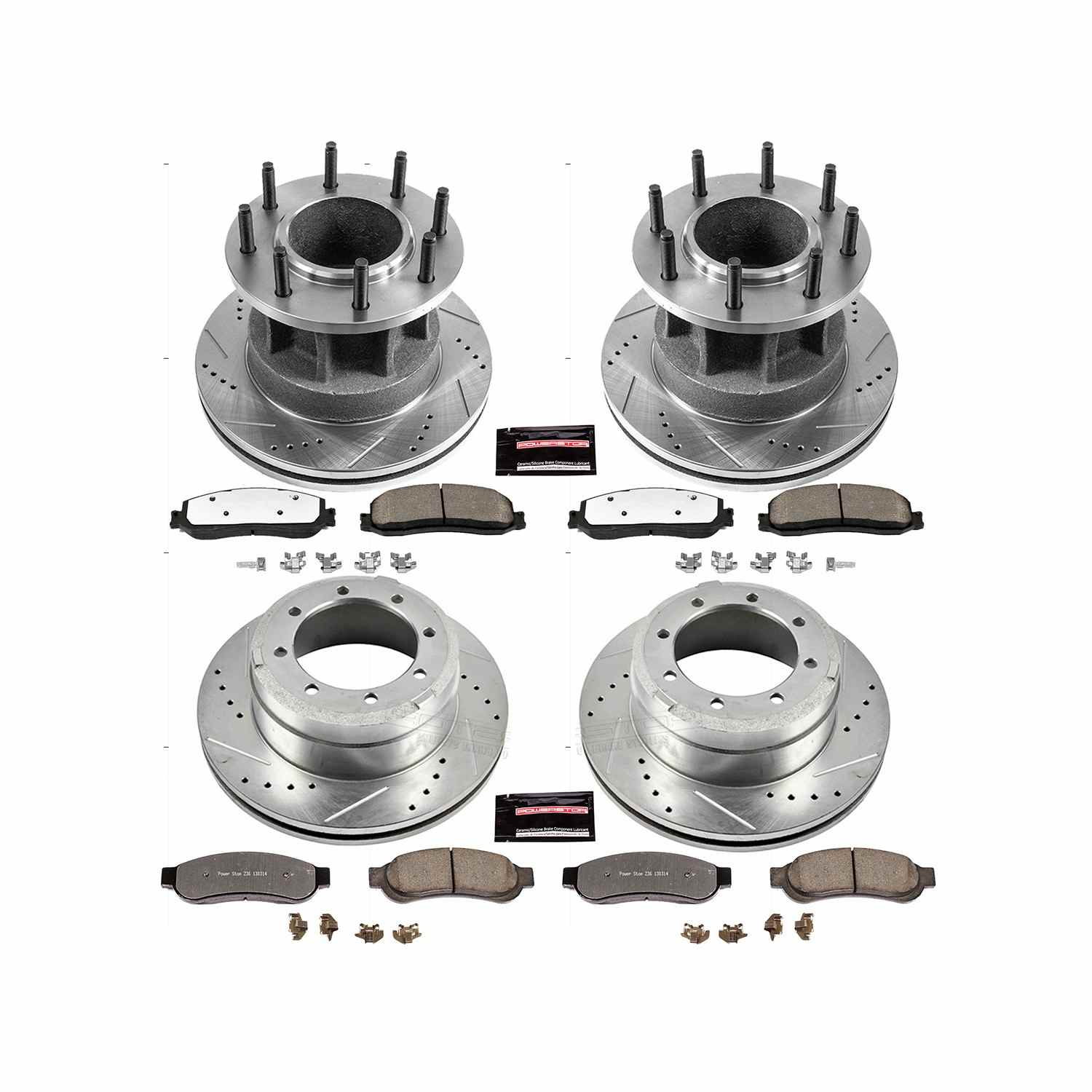 Power Stop 2012 Ford F-350 Super Duty Front and Rear Z36 Truck & Tow Brake Kit