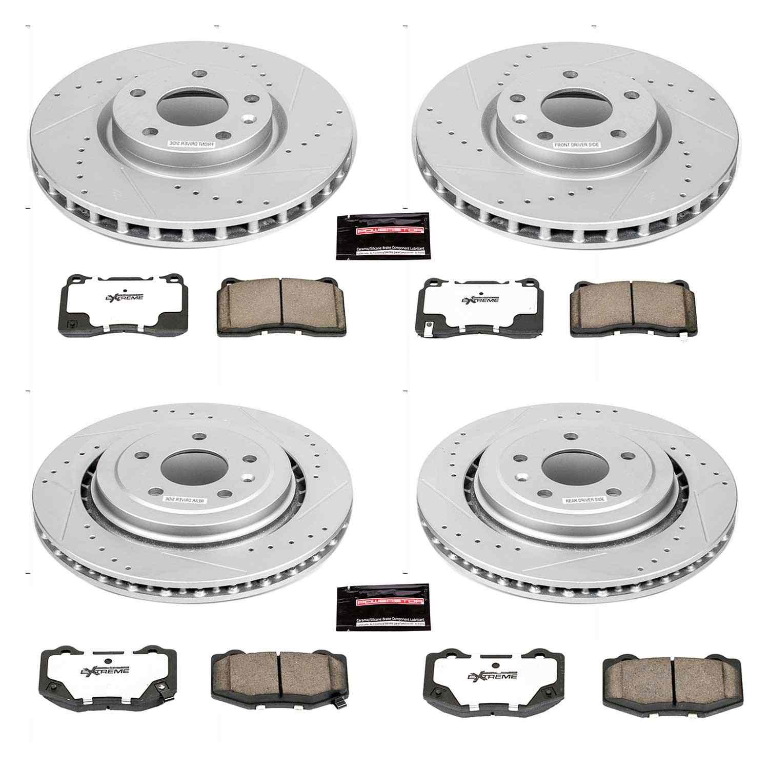 Power Stop 2014 Chevrolet Corvette Front & Rear Z26 Street Warrior Brake Kit