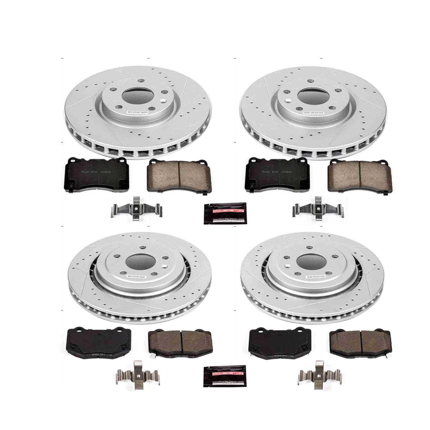 Power Stop 2014 Chevrolet Corvette Front & Rear Z23 Evolution Sport Brake Kit