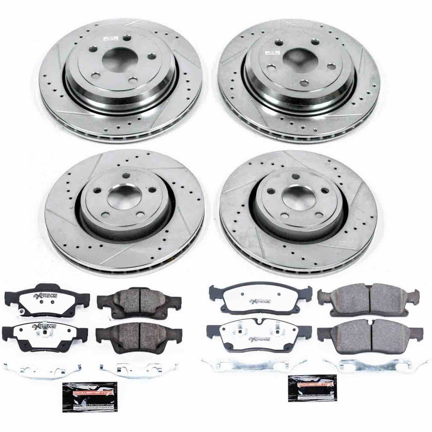 Power Stop 13-16 Dodge Durango Front & Rear Z36 Truck & Tow Brake Kit