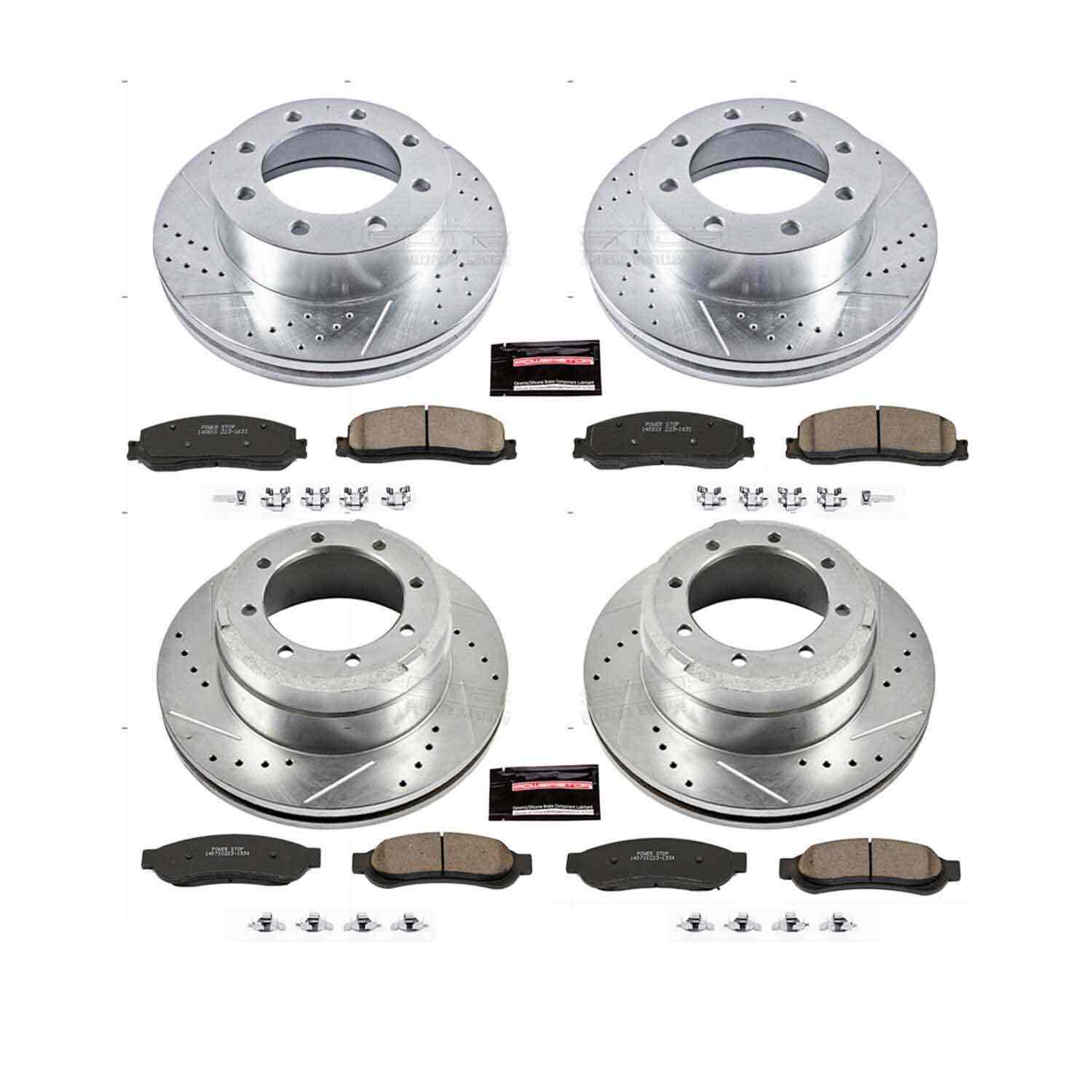 Power Stop 2012 Ford F-350 Super Duty Front & Rear Z23 Evolution Brake Kit