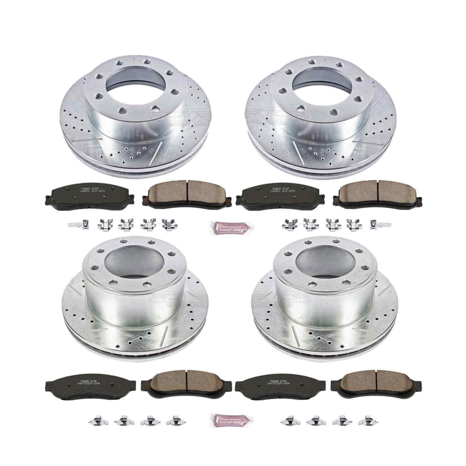 Power Stop 2012 Ford F-350 Super Duty Front & Rear Z23 Evolution Brake Kit