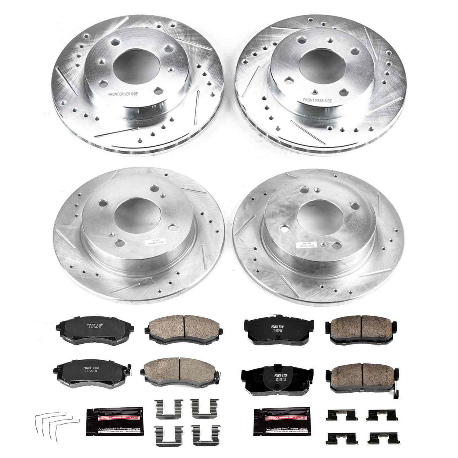 Power Stop 91-96 Infiniti G20 Front & Rear Z23 Evolution Sport Brake Kit