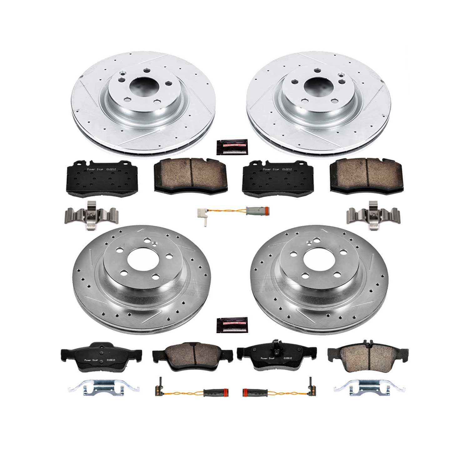 Power Stop 2006 Mercedes-Benz CLS500 Front & Rear Z23 Evolution Sport Brake Kit