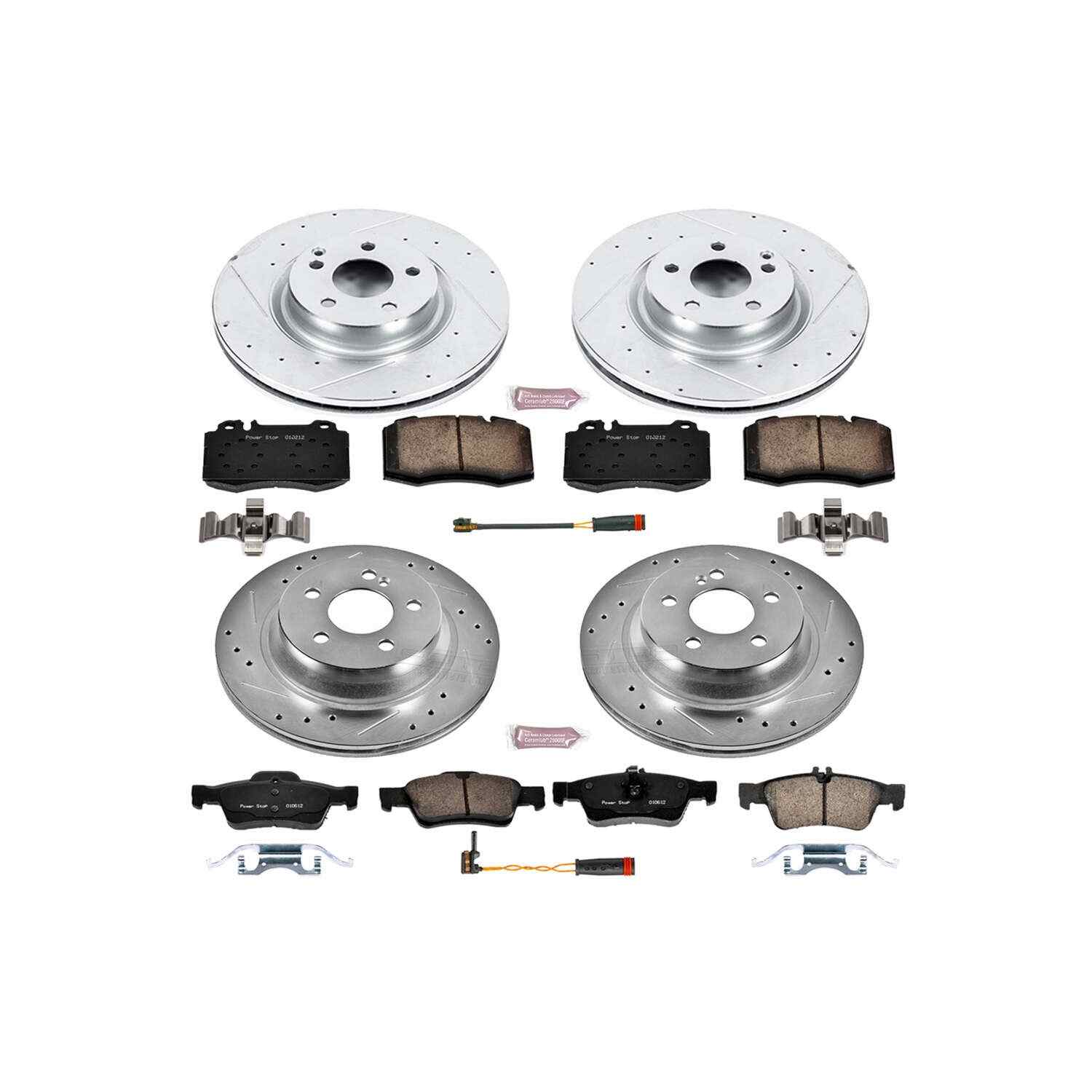 Power Stop 08-11 Mercedes-Benz CLS550 Front & Rear Z23 Evolution Sport Brake Kit