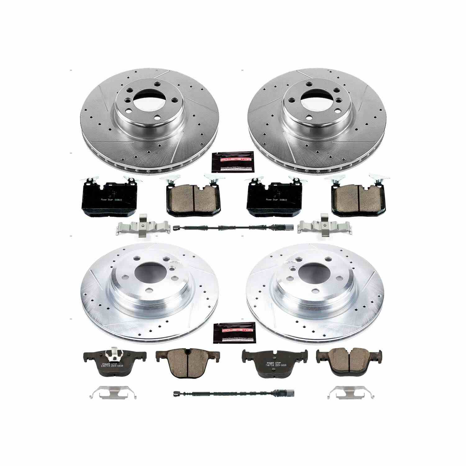 Power Stop 2016 BMW 328i xDrive Front & Rear Z23 Evolution Sport Brake Kit