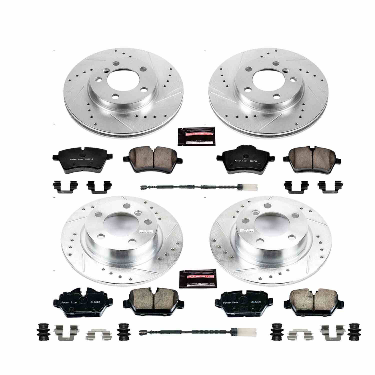 Power Stop 11-16 Mini Cooper Countryman Front & Rear Z23 Evolution Sport Brake Kit
