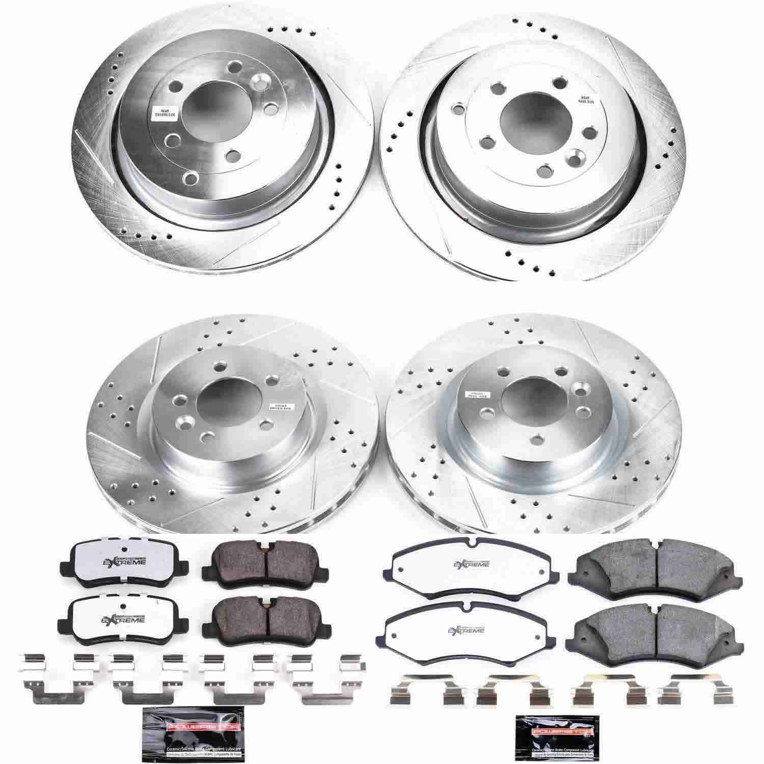 Power Stop 2010 Land Rover LR4 Front & Rear Z36 Truck & Tow Brake Kit
