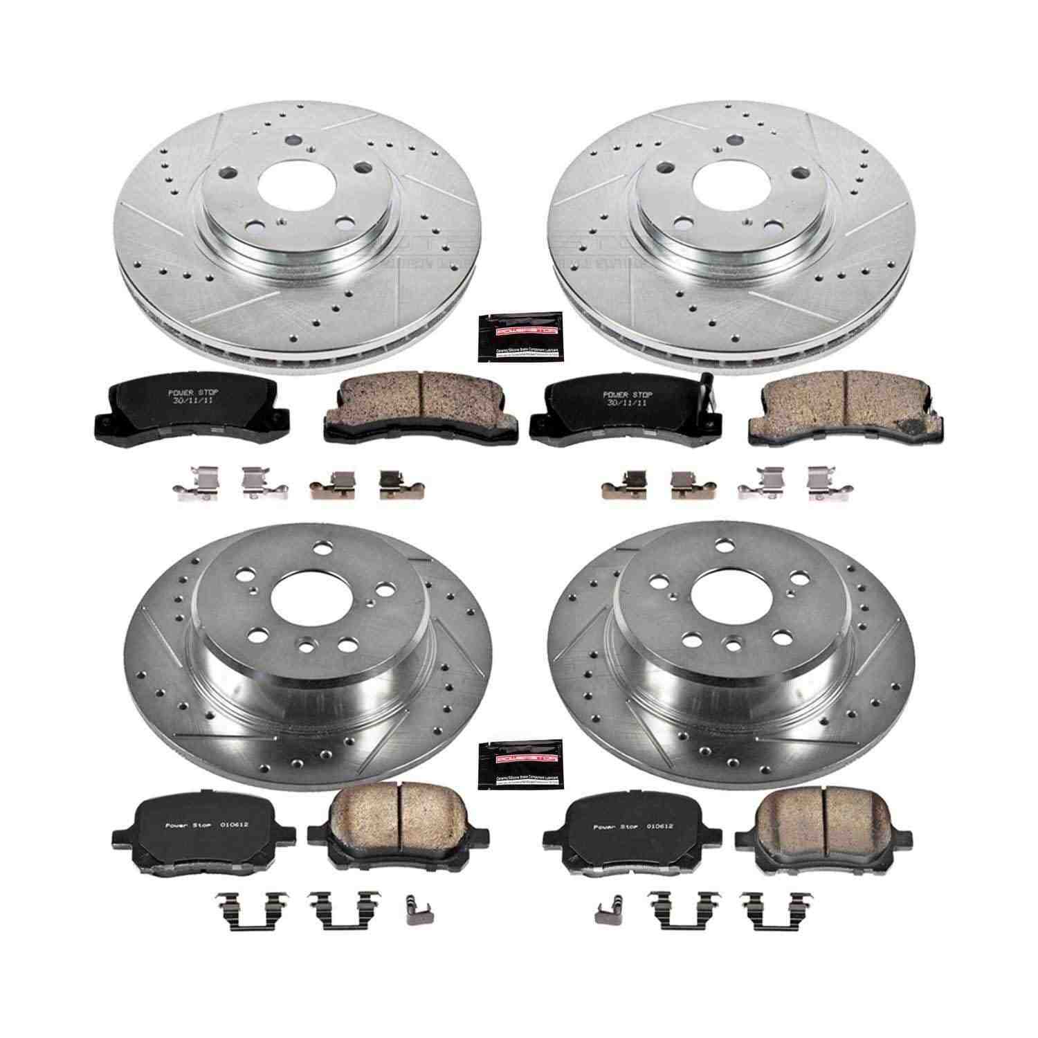 Power Stop 99-01 Lexus RX300 Front & Rear Z23 Evolution Sport Brake Kit