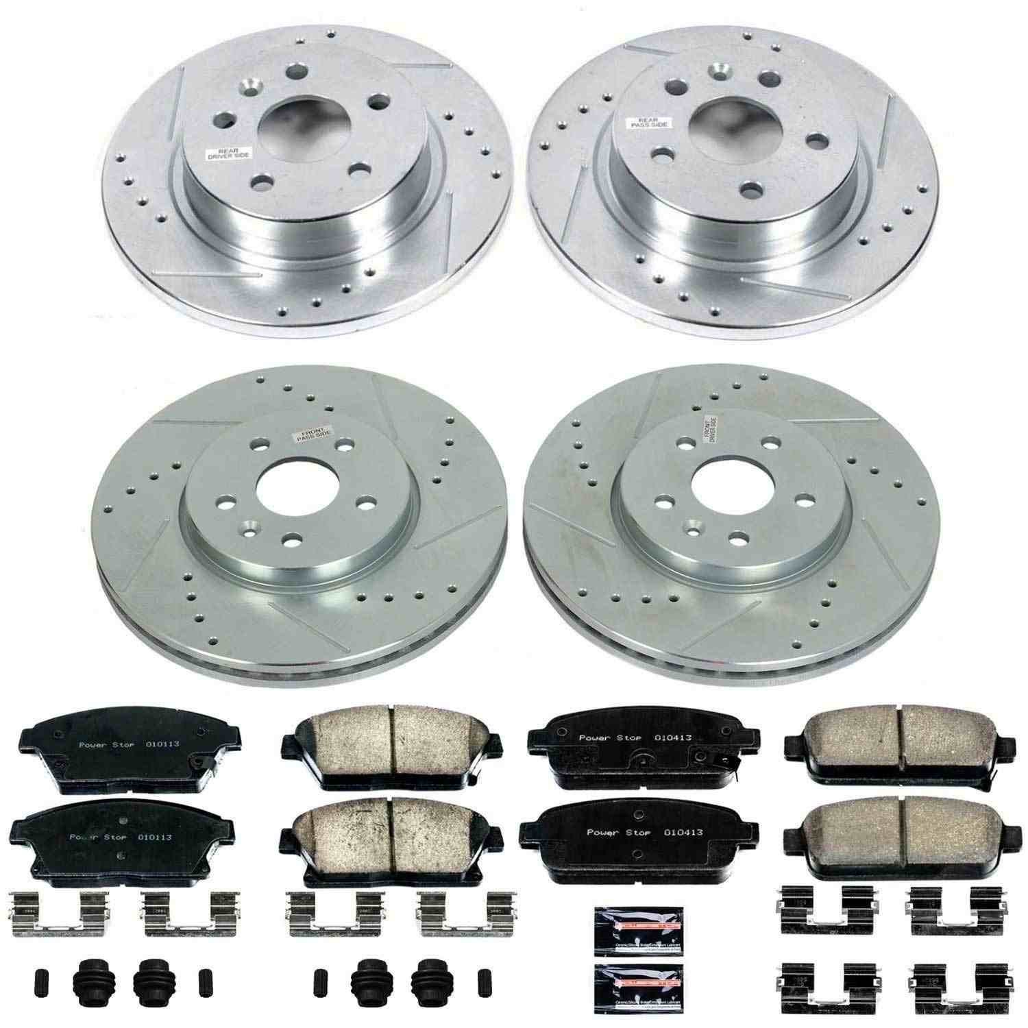 Power Stop 13-18 Buick Encore Front & Rear Z23 Evolution Sport Brake Kit