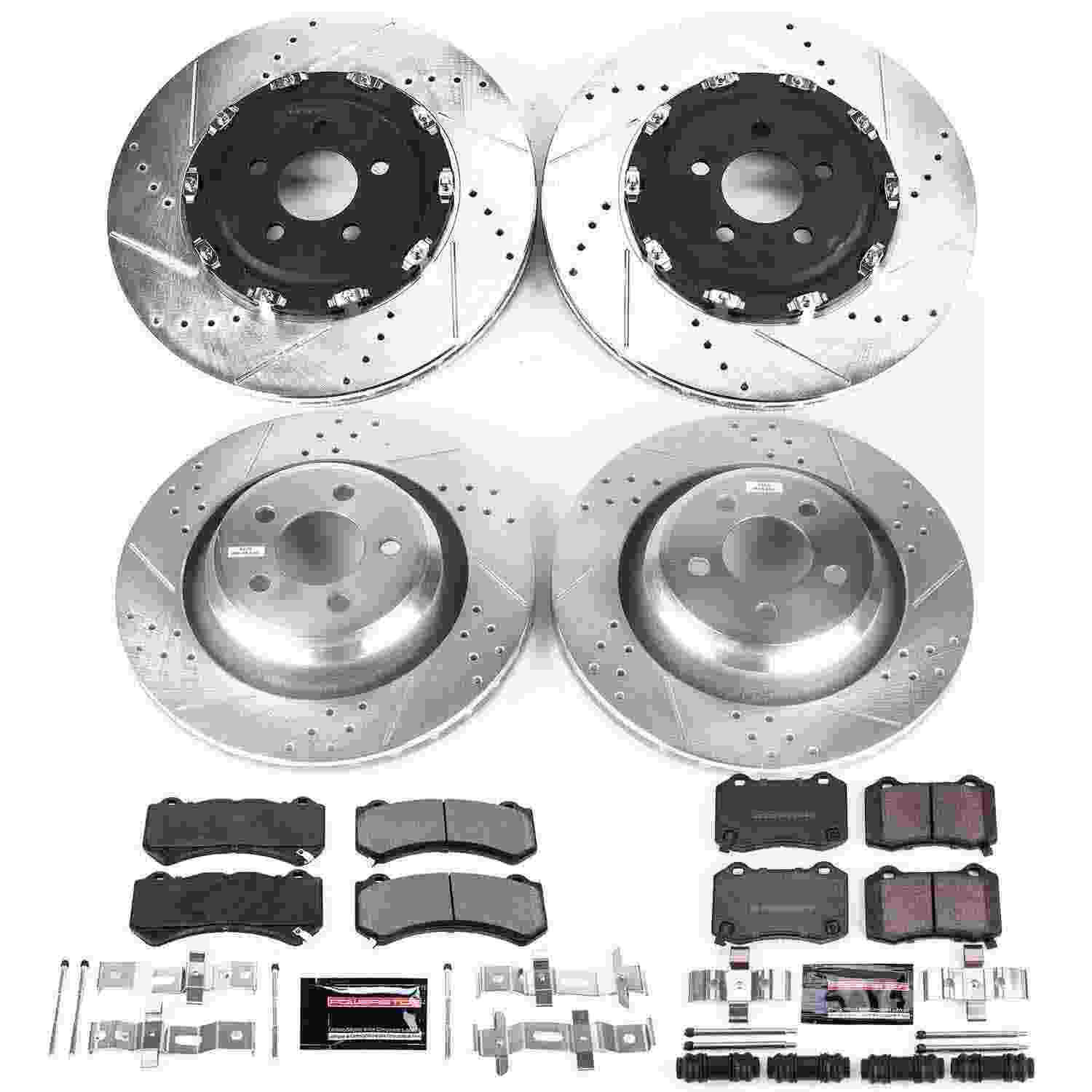 Power Stop 15-20 Dodge Challenger Front & Rear Z23 Evolution Brake Kit