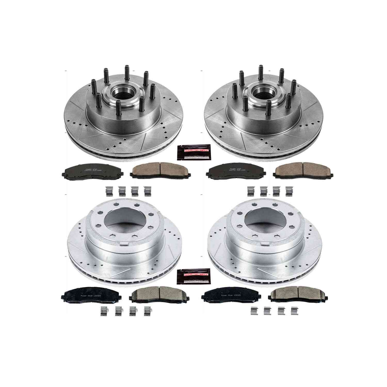 Power Stop 13-22 Ford F-350 Super Duty Front & Rear Z23 Evolution Brake Kit