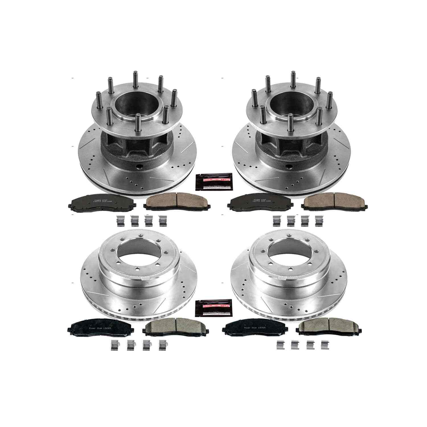 Power Stop 13-16 Ford F-350 Super Duty Front & Rear Z23 Evolution Brake Kit