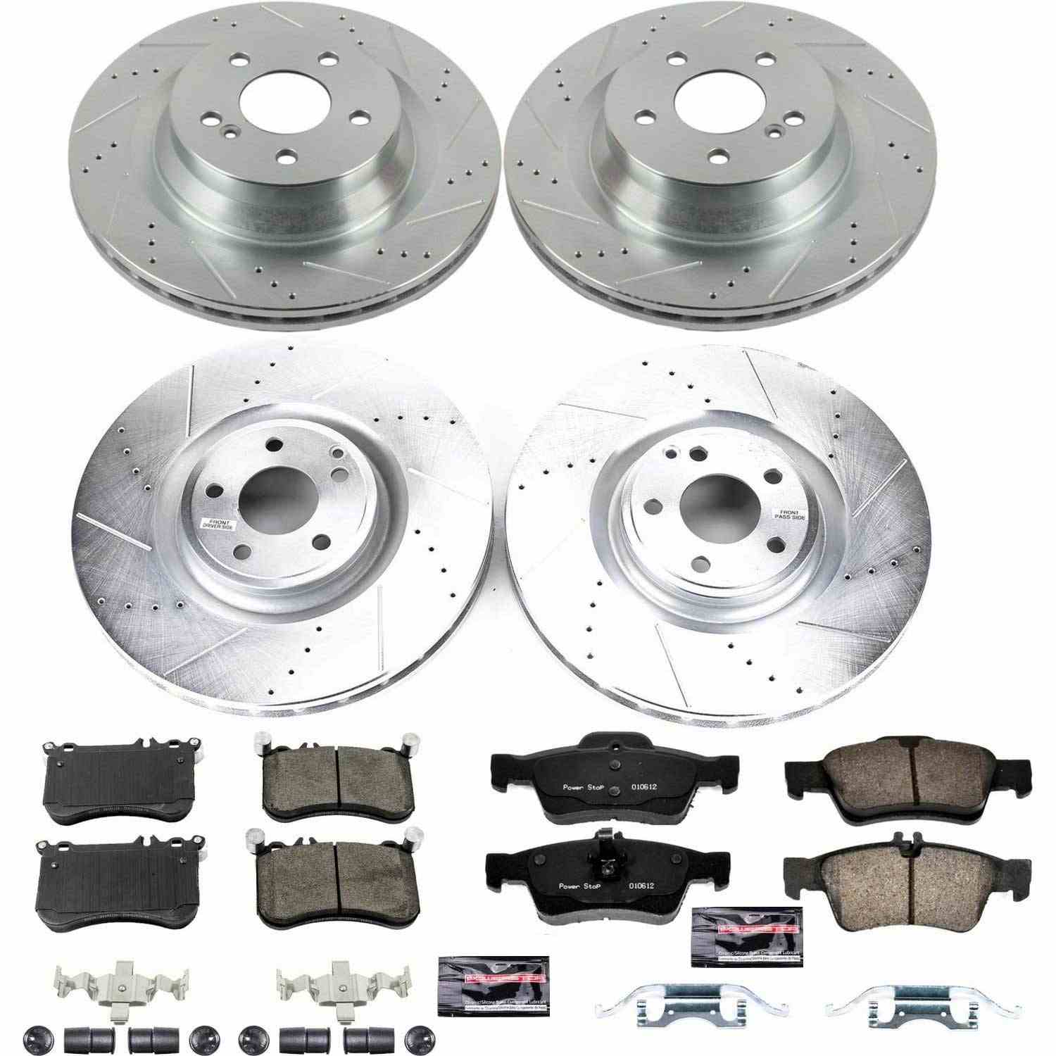 Power Stop 12-18 Mercedes-Benz CLS550 Front & Rear Z23 Evolution Brake Kit
