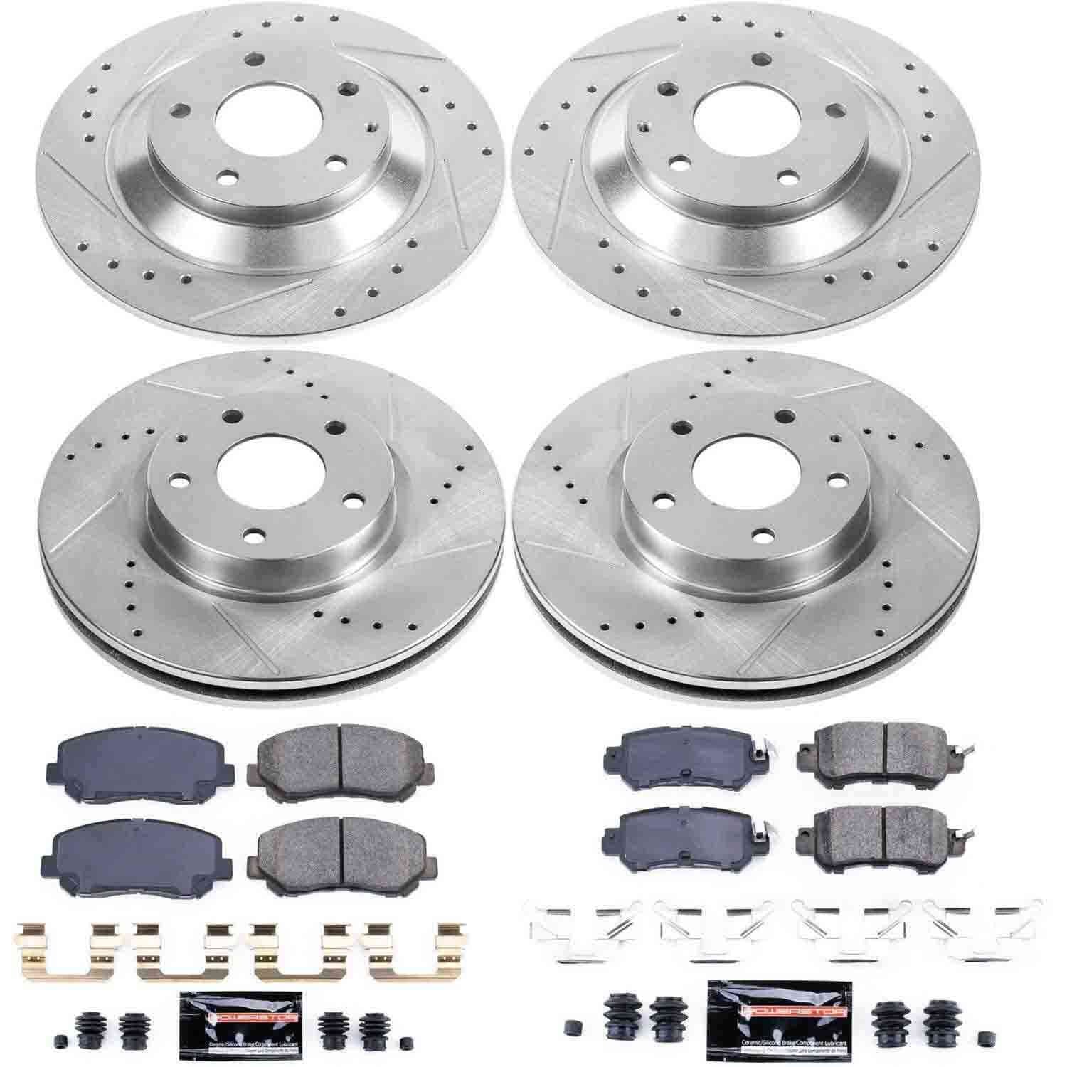 Power Stop 13-15 Mazda CX-5 Front & Rear Z23 Evolution Sport Brake Kit