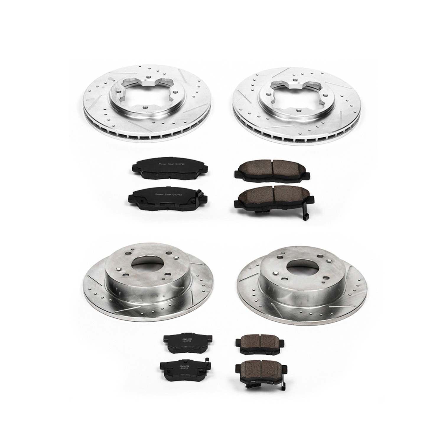 Power Stop 1997 Acura CL Front & Rear Z23 Evolution Sport Brake Kit