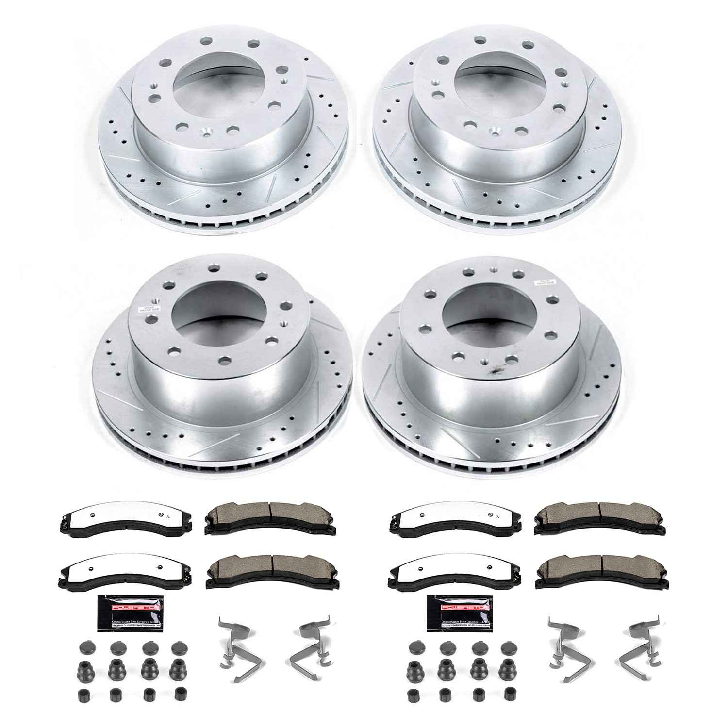 Power Stop 15-19 Chevrolet Silverado 2500 HD Front & Rear Z36 Truck & Tow Brake Kit