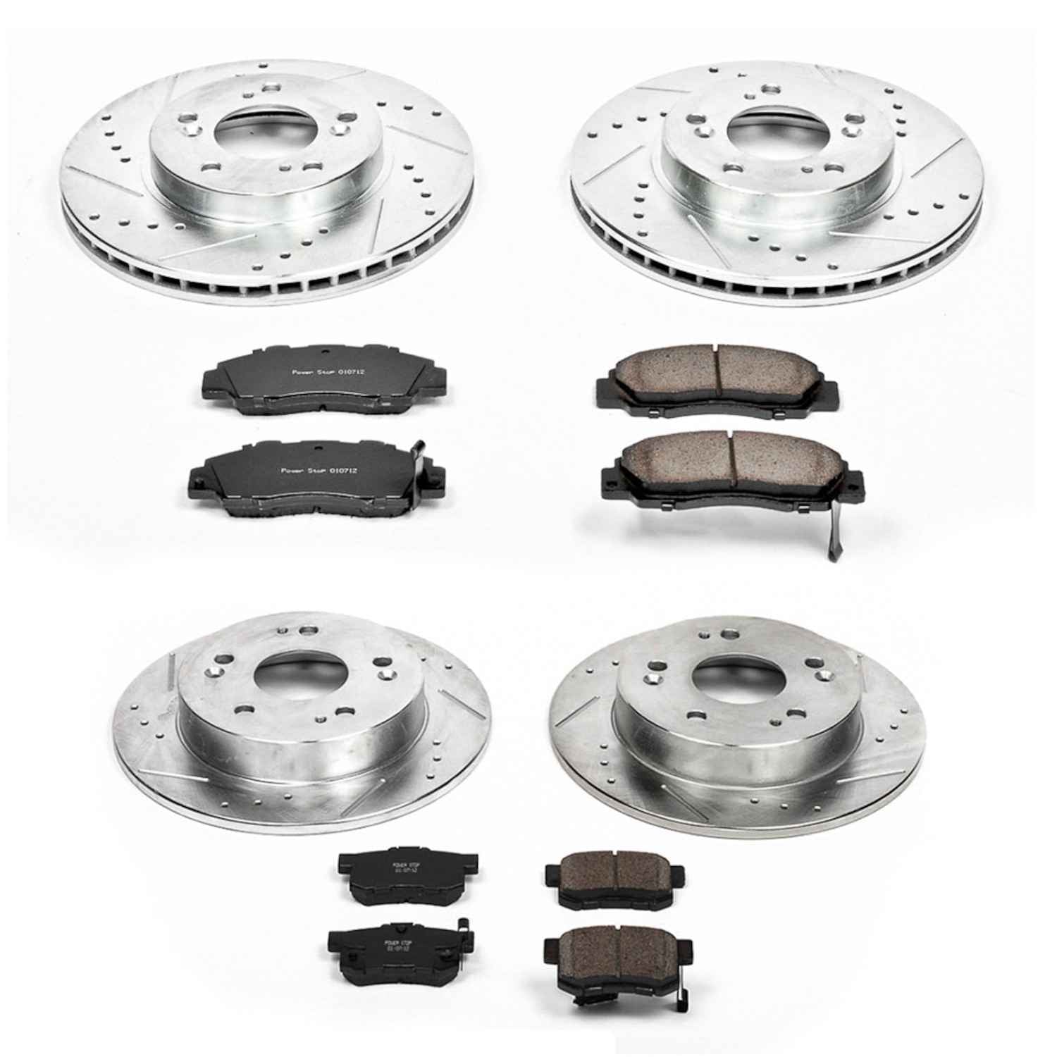 Power Stop 97-01 Honda Prelude Front & Rear Z23 Evolution Sport Brake Kit