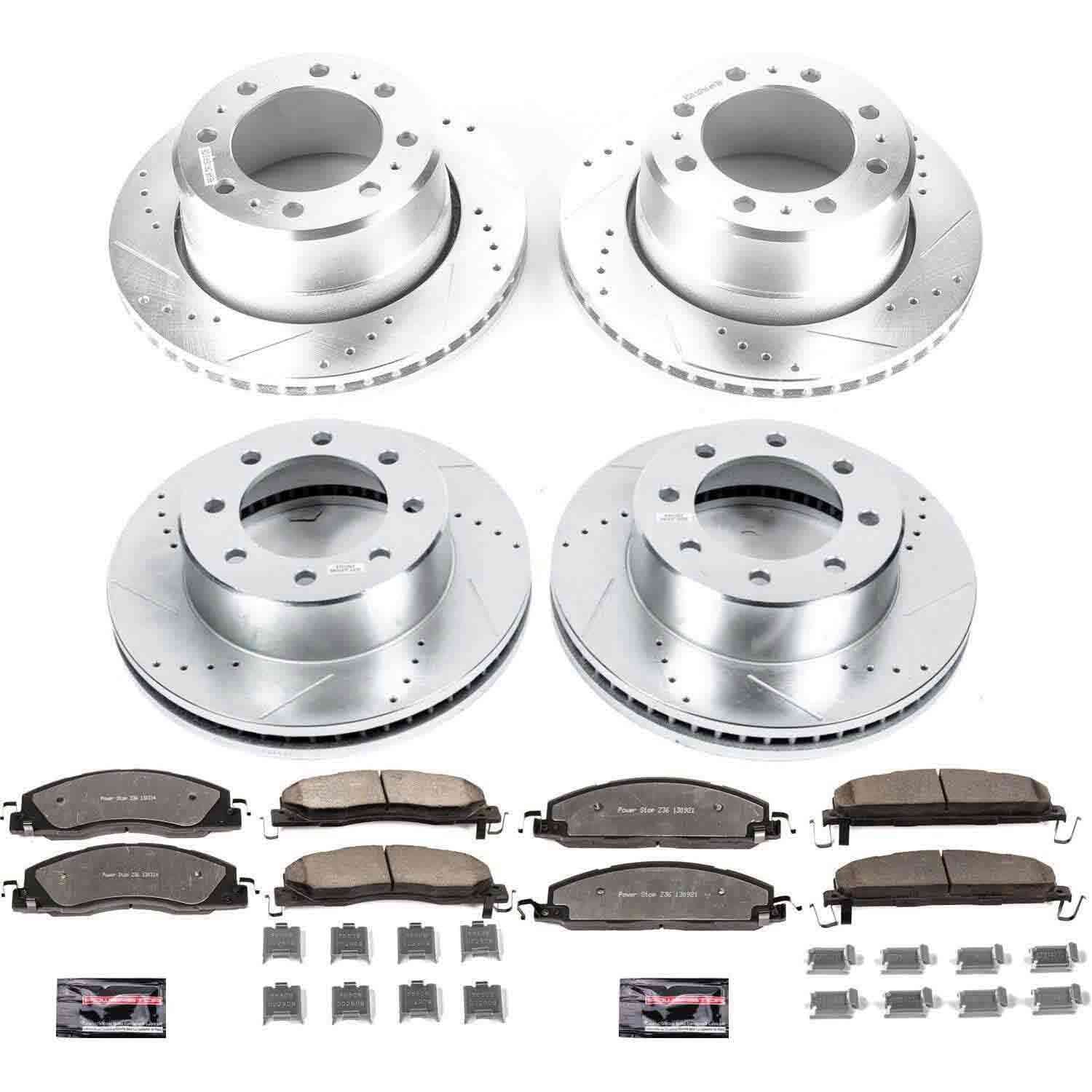 Power Stop 13-18 Ram 3500 Front and Rear Z36 Truck & Tow Brake Kit