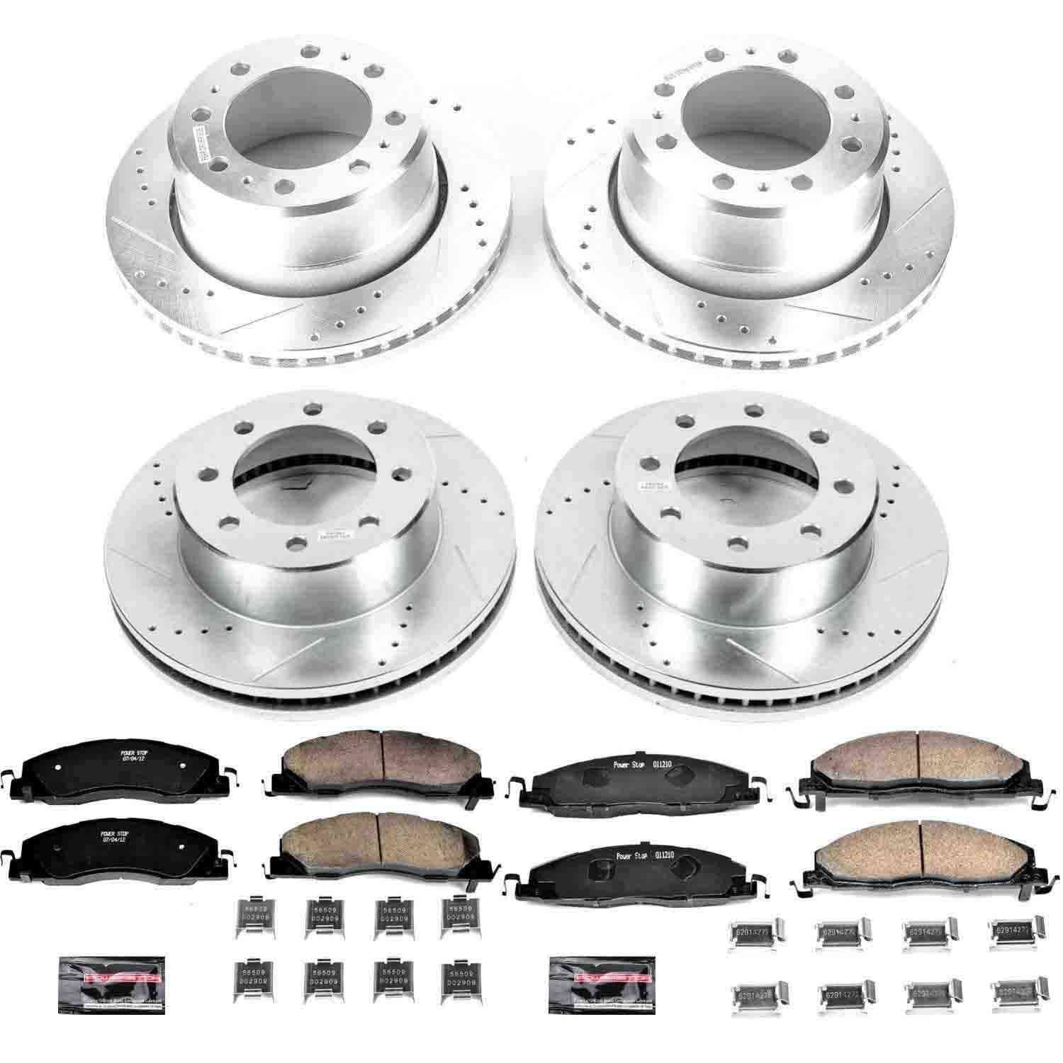 Power Stop 13-18 Ram 3500 Front & Rear Z23 Evolution Brake Kit